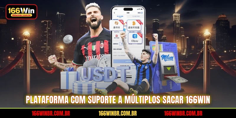 Plataforma com suporte a múltiplos sacar 166WIN