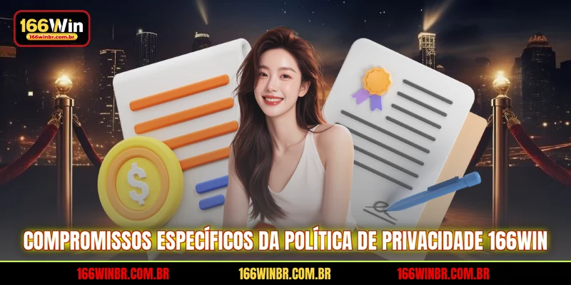 Compromissos específicos da política de privacidade 166WIN 
