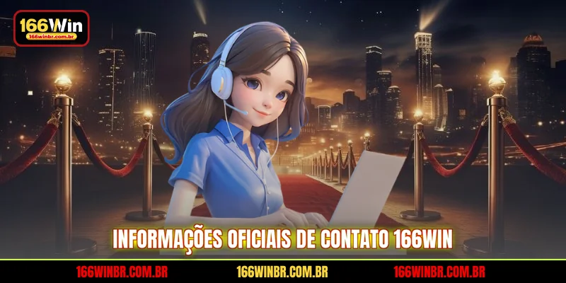 Informações oficiais de contato 166WIN