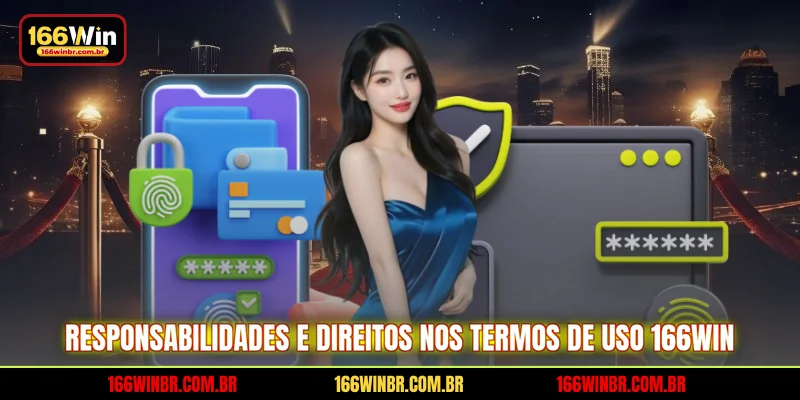 Responsabilidades e direitos nos termos de uso 166WIN