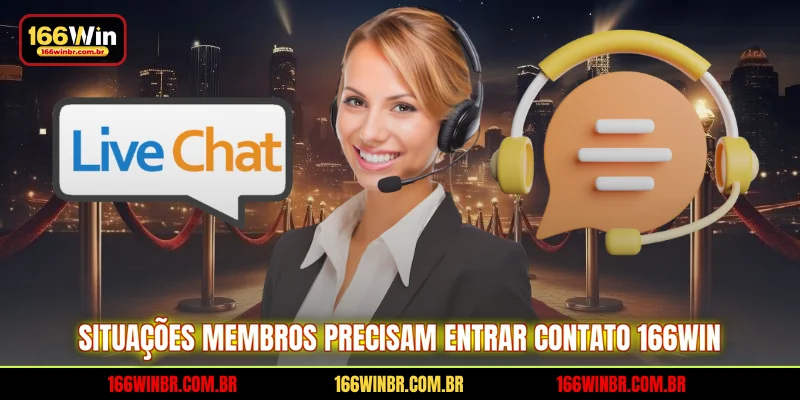 Situações membros precisam entrar contato 166WIN